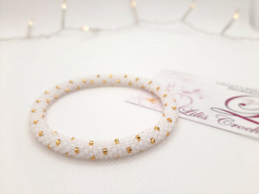 PULSERA PUNTOS DORADOS