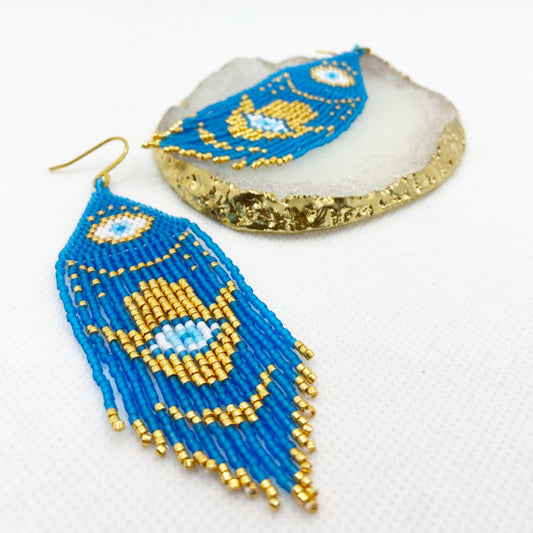 ARETES MANO DE FÁTIMA