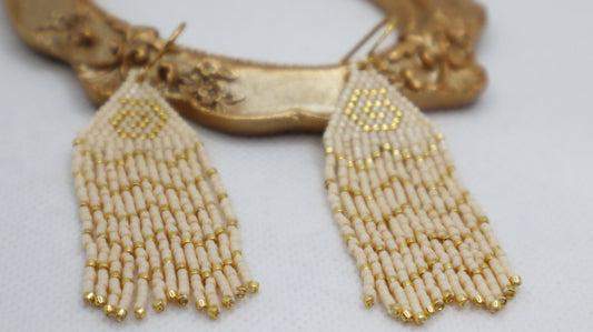 ARETES FLECOS GOLDEN