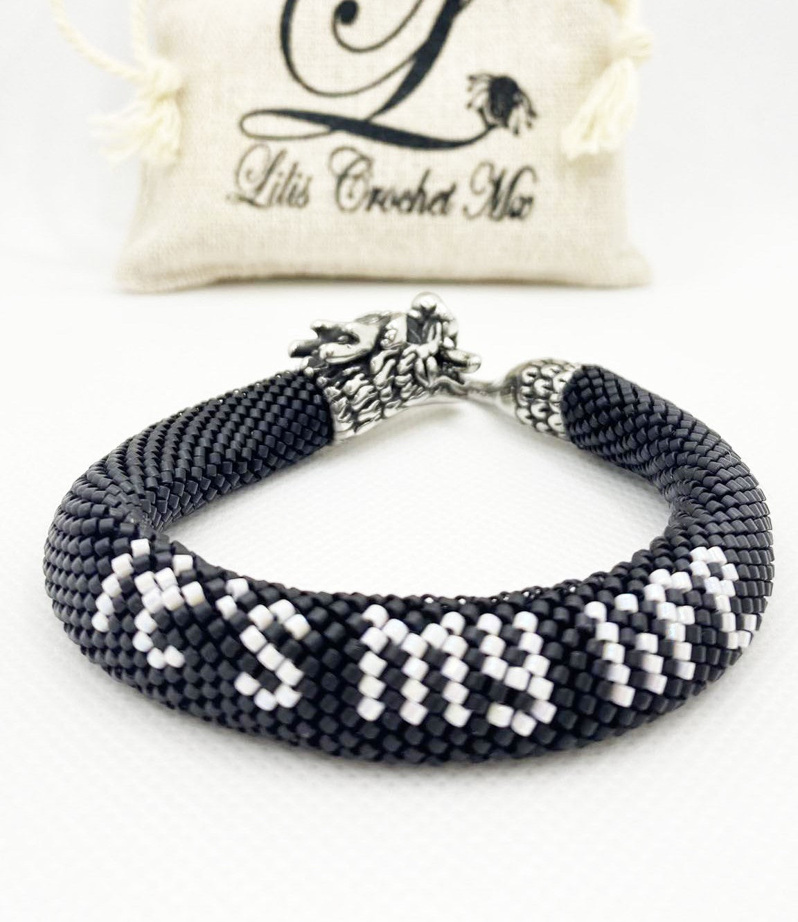 PULSERA DRAGON NOIR