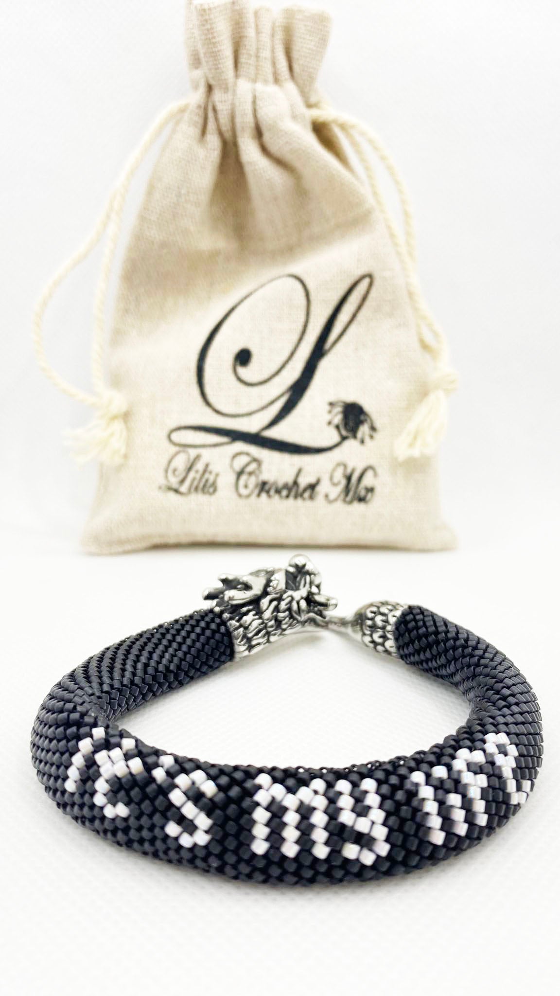 PULSERA DRAGON NOIR
