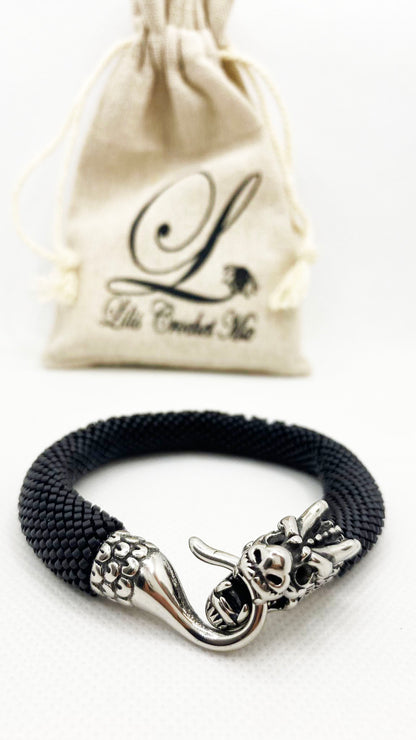 PULSERA DRAGON NOIR