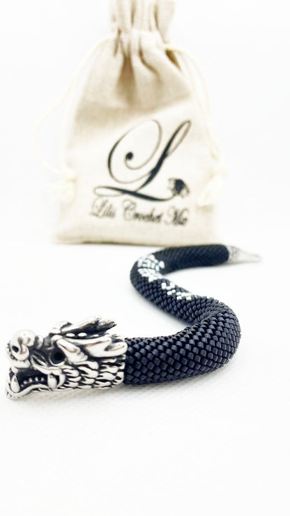 PULSERA DRAGON NOIR