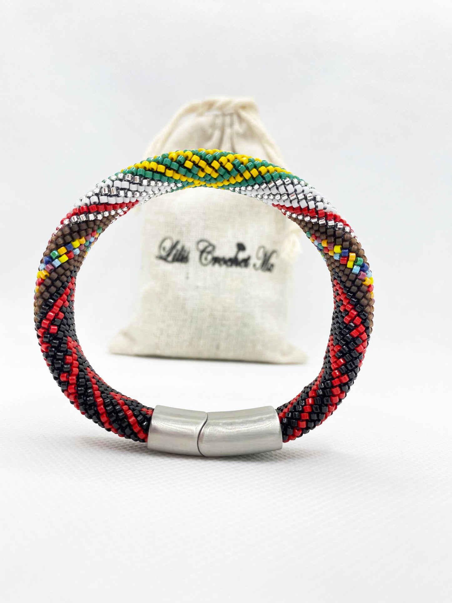 BRACELET "IDDE" ORULA, OBATALA, OYA, ELEGUA, SHANGO