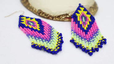ARETES NEÓN FLECOS