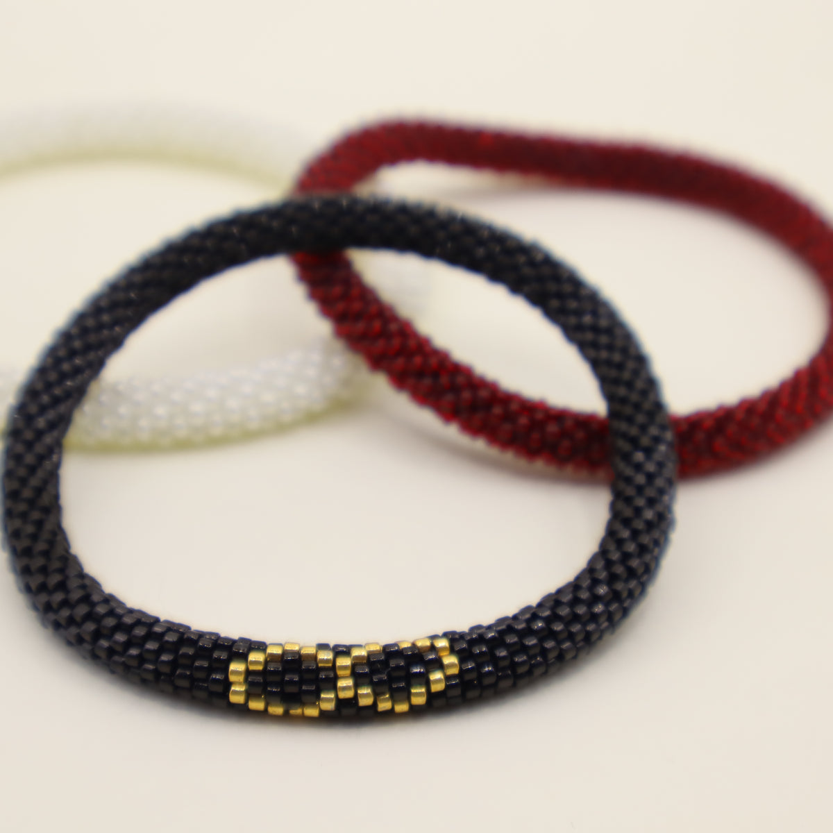 Eterno Caribe | Set de 3 pulseras tejidas a mano